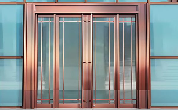 前海街道玻璃地弹门